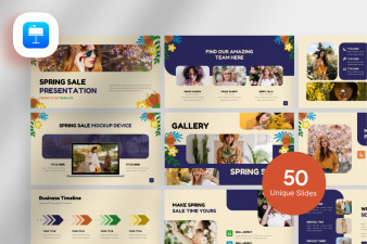 Spring Sale Keynote Template